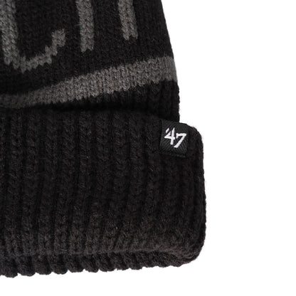 Black Calgary 47 Cuff Knit