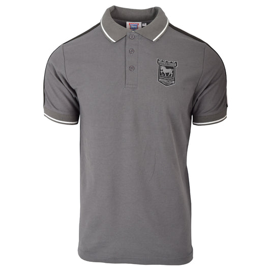 Charcoal Alec Taped Polo