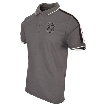 Charcoal Alec Taped Polo