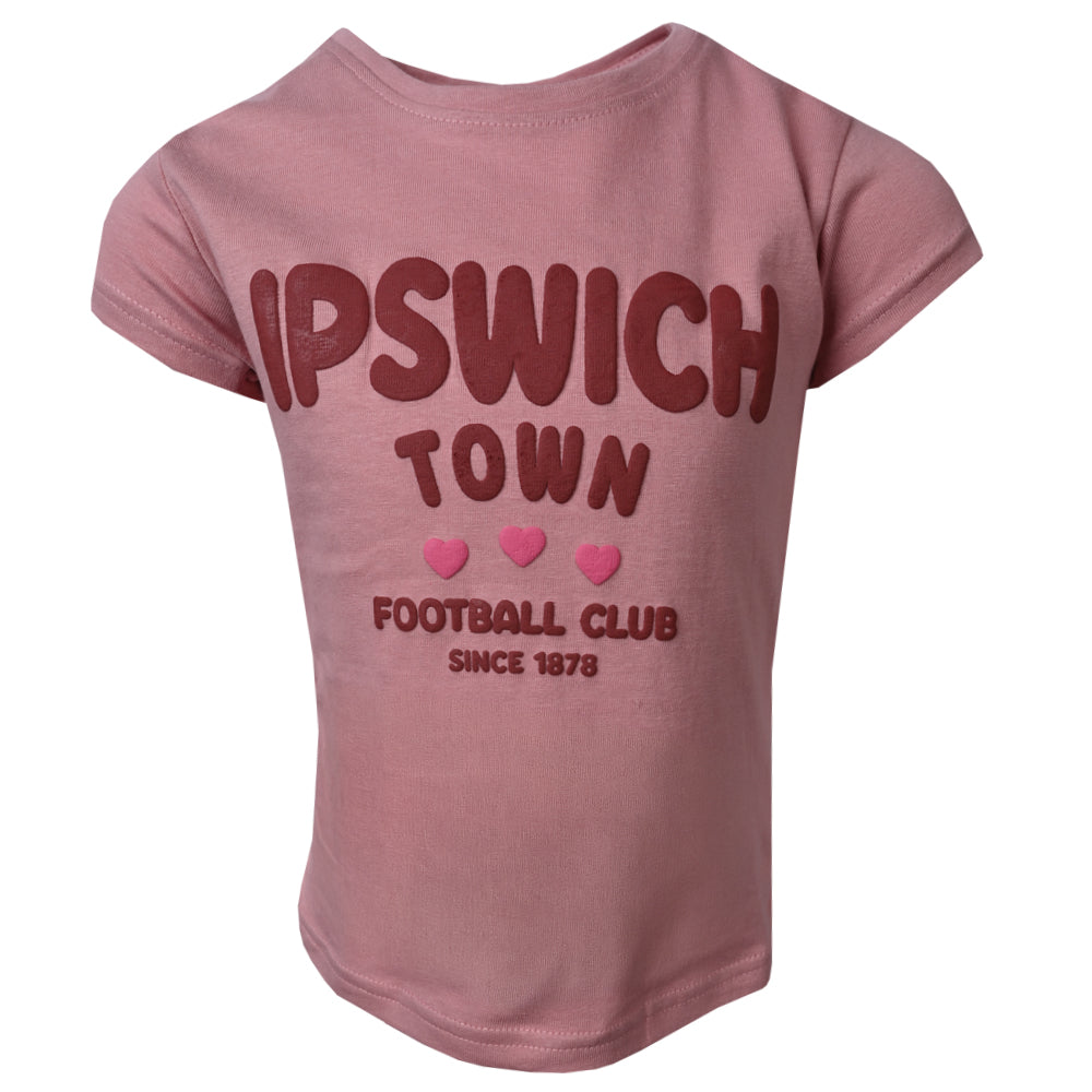 Pink Clare Girls Tee Junior