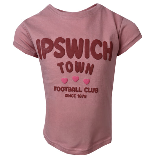 Pink Clare Girls Tee Junior
