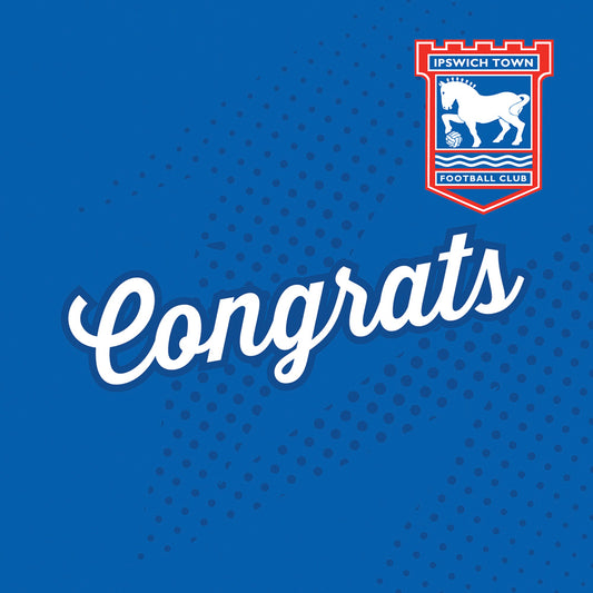 Blue Congrats Card
