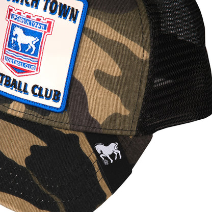Crest Patch Camo Trucker Adult