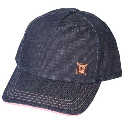 Denim/Rose Metal Crest Cap Adult