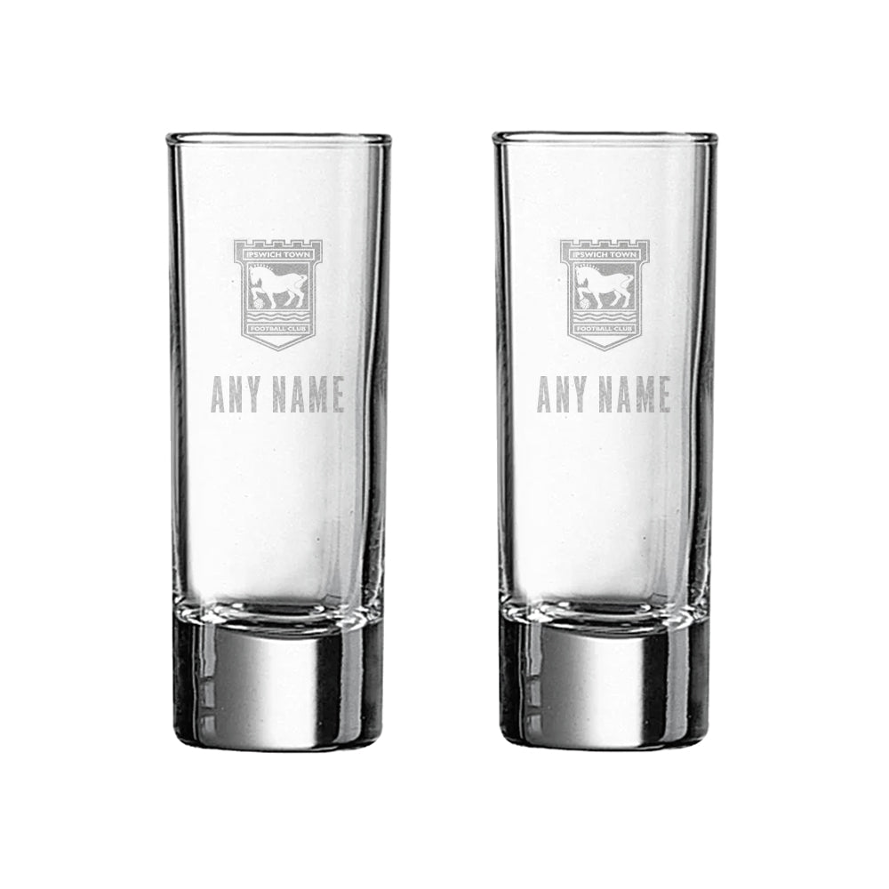 60ml Twin Pack Shot Glass Personalised