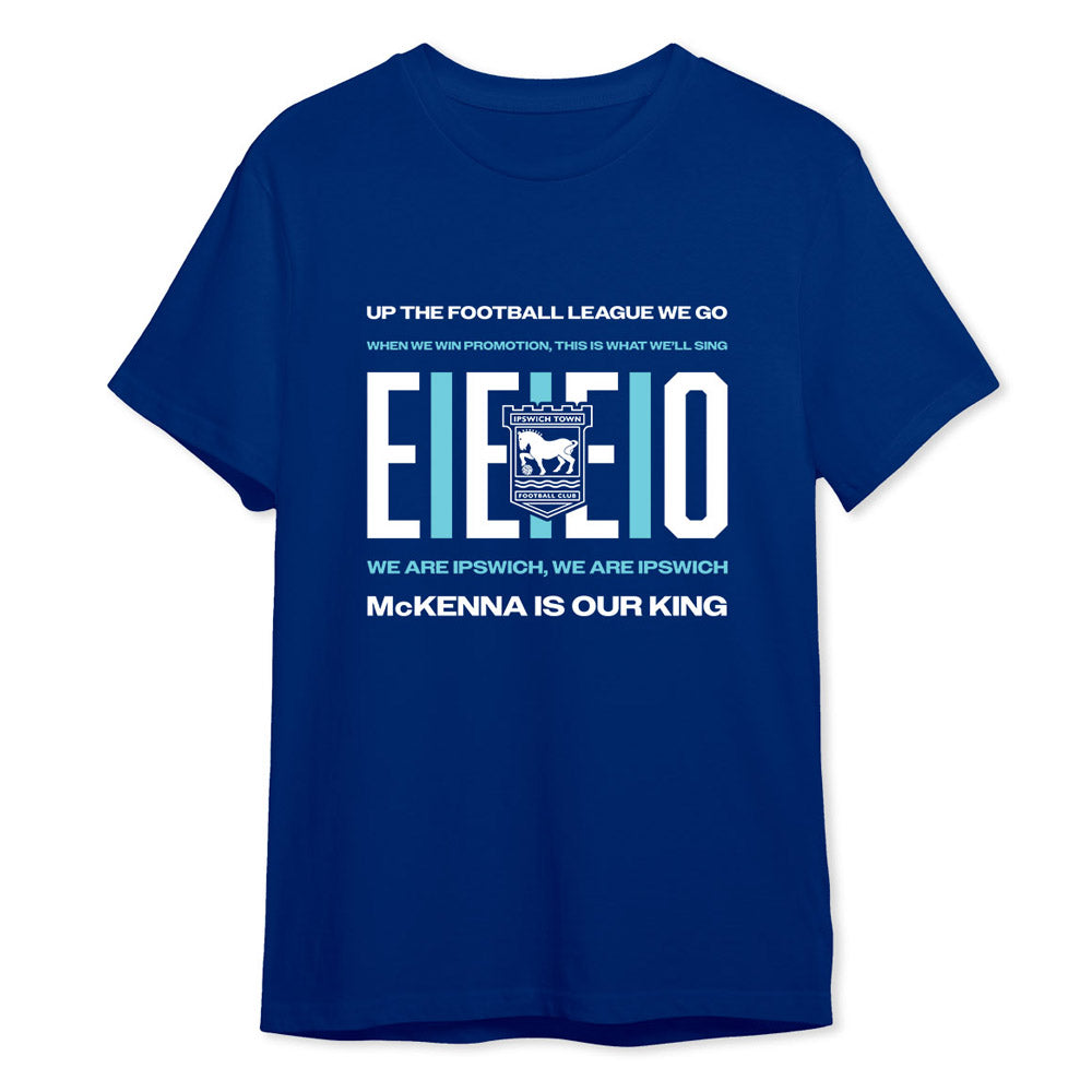 EIEIEIO Tee Blue Junior