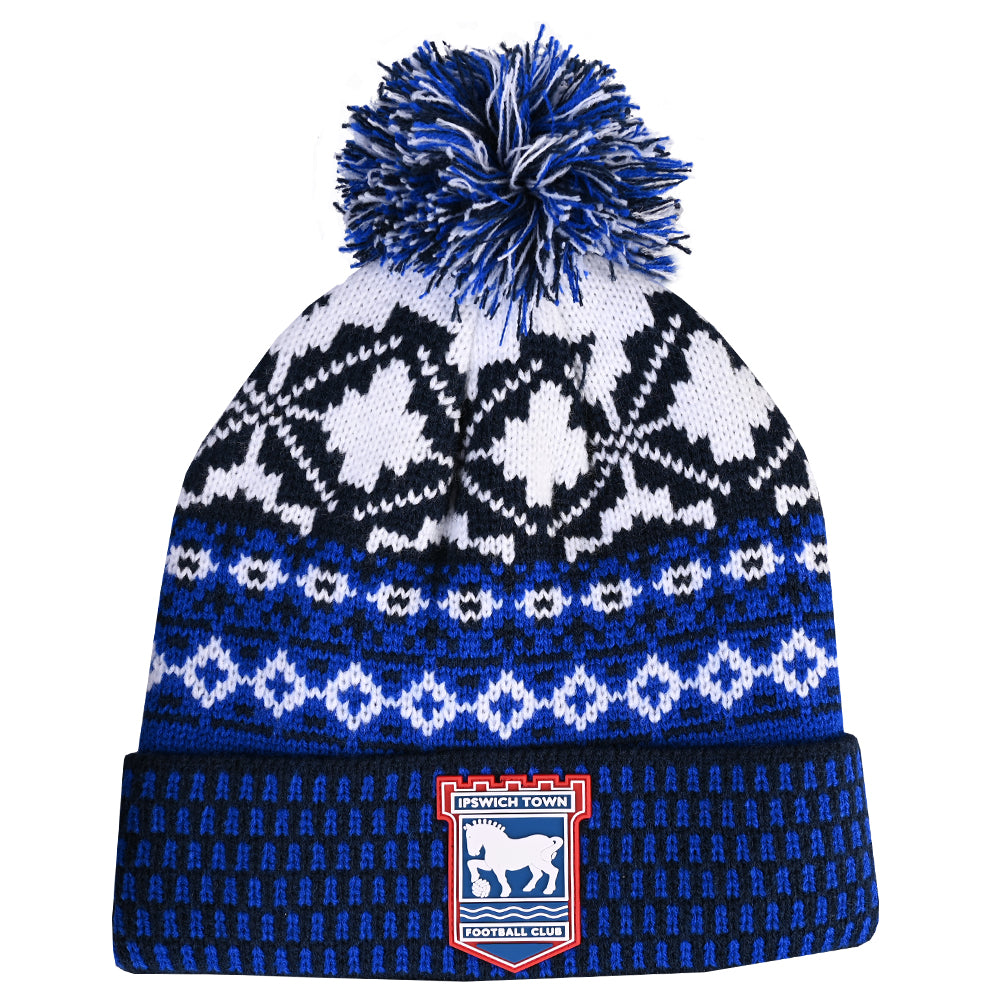 Fairisle Pattern Bobble Adult