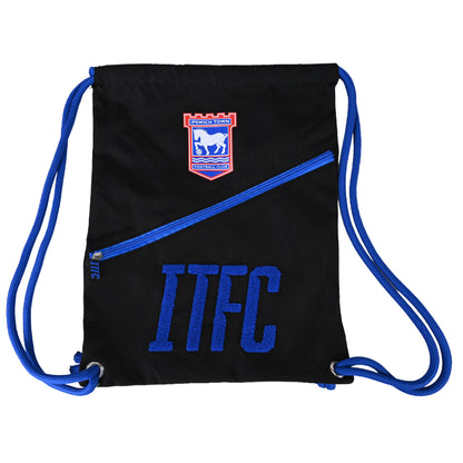 ITFC Fleece Text Drawstring Bag
