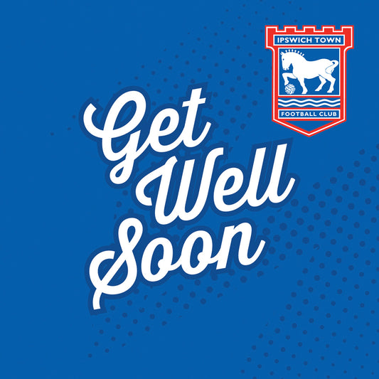 Blue Get Well Soon Card