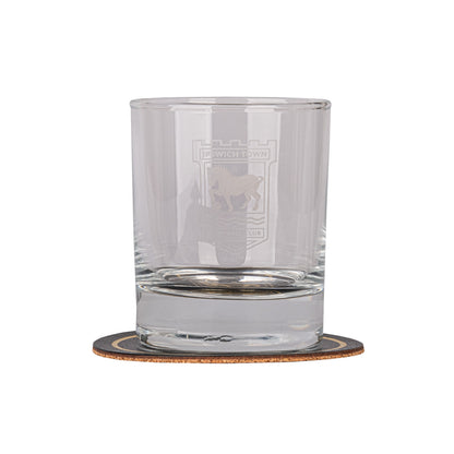 Whisky Glass & Coaster Set