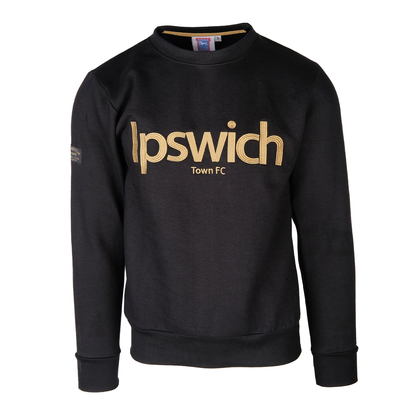 Gold Embroidery Sweat Black