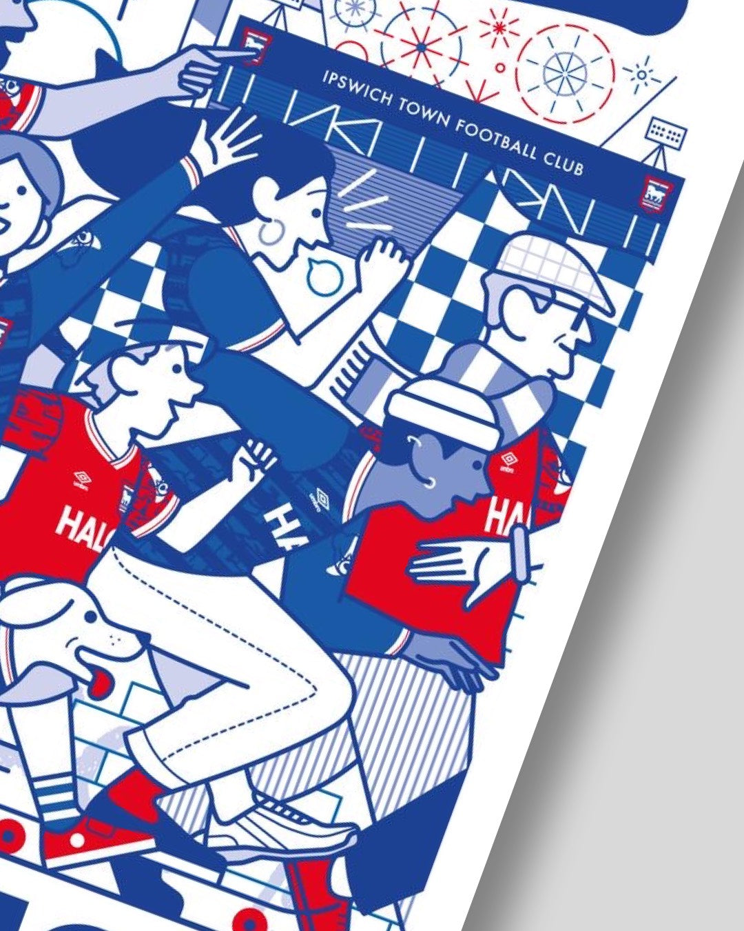 Call Me Ted - Blue Through & Through A3 Print