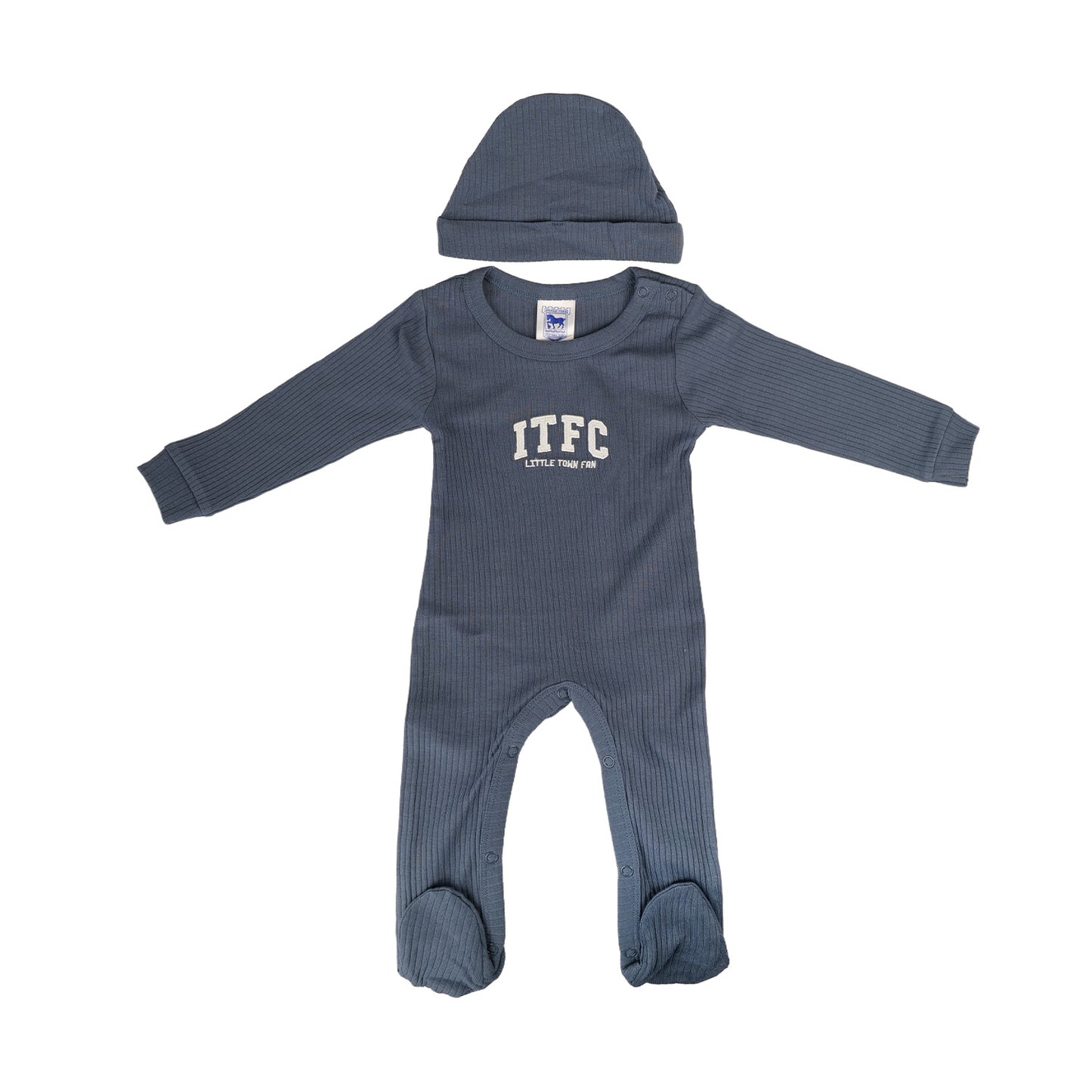 Navy ITFC Sleep Suit & Hat Set Navy