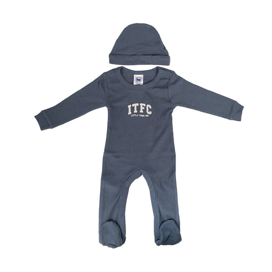Navy ITFC Sleep Suit & Hat Set Navy