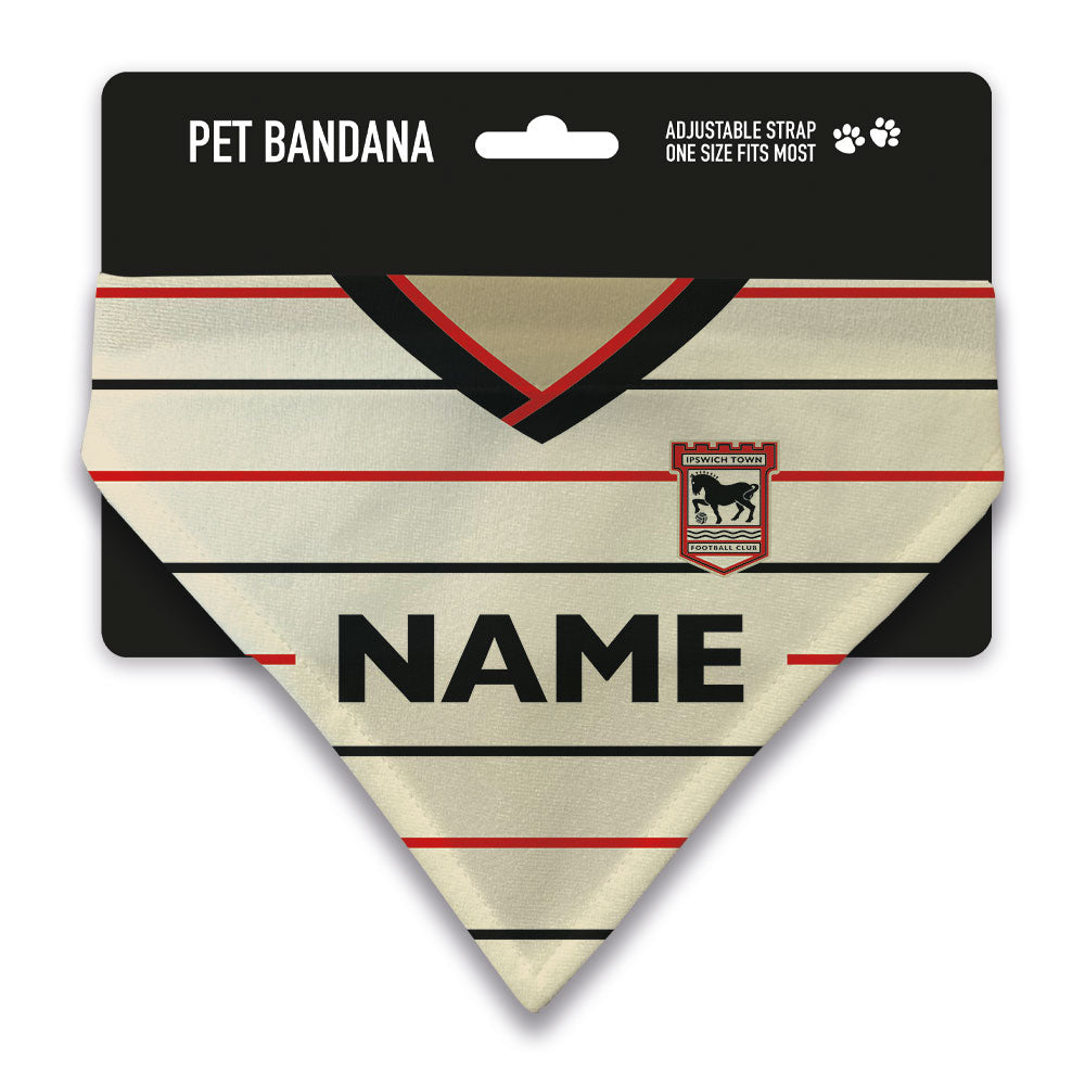 26/27 Away Dog Bandana Personalised