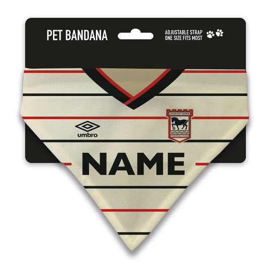 26/27 Away Dog Bandana Personalised