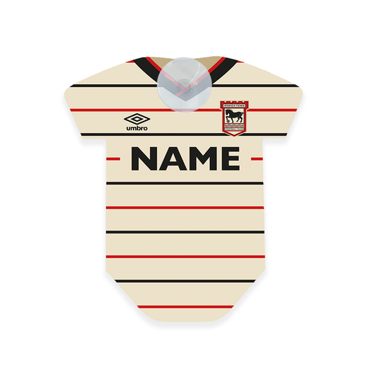 26/27 Away Kit Car Hanger Personalised