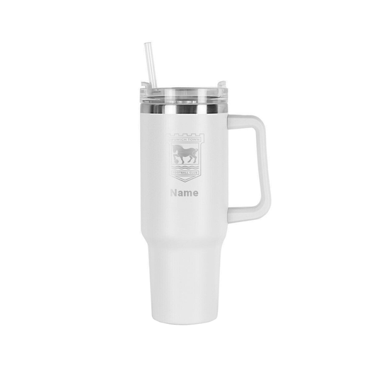 ITFC 40oz White Tumbler Personalised