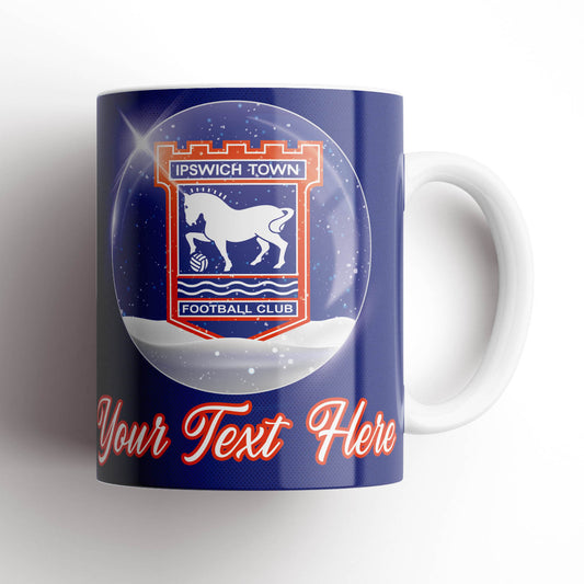 ITFC Christmas Snow Globe Mug Personalised