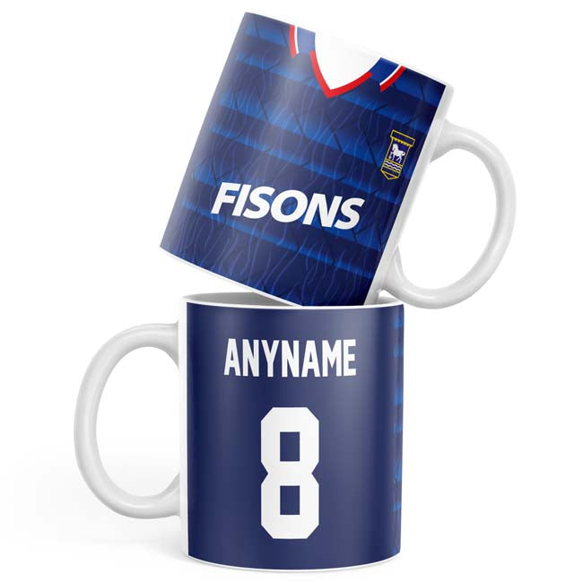 Ipswich Town 1989 Home Kit Mug Personalised