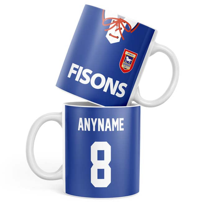 Ipswich Town 1993 Home Kit Mug Personalised