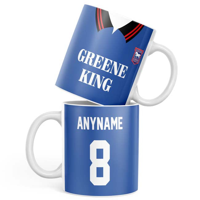 Ipswich Town 1996 Home Kit Mug Personalised