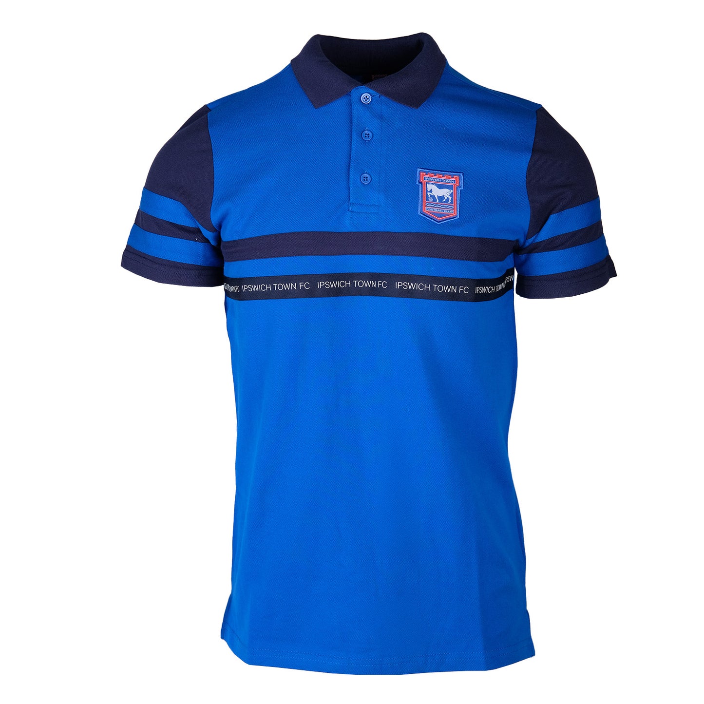 Ipswich Town Blue Cut & Sew Polo