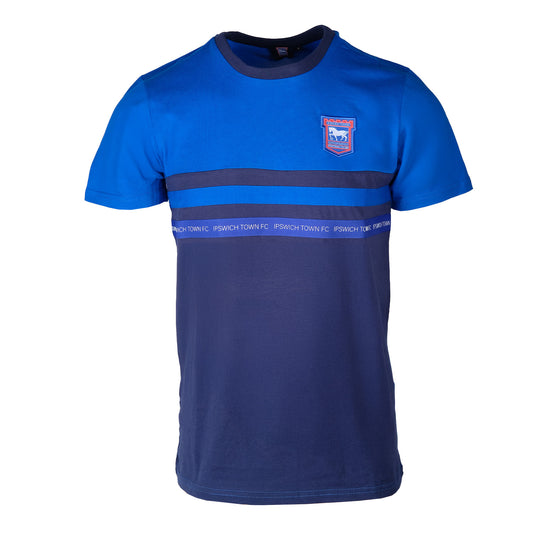 Ipswich Town Blue Cut & Sew Tee