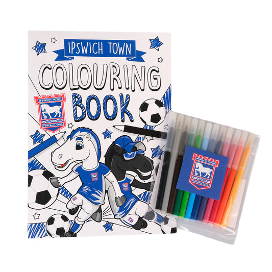 Ipswich Town Colouring Book with Pens