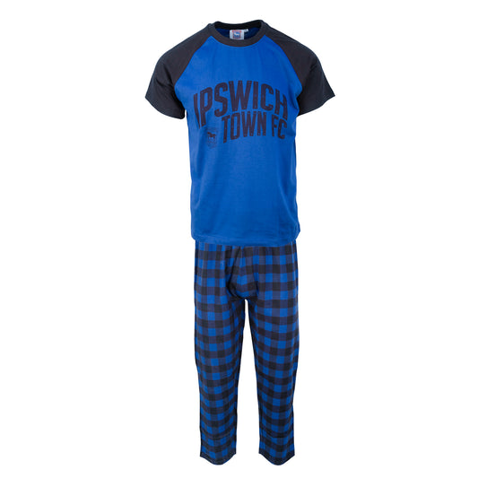 Royal/Navy Checkered PJ Set