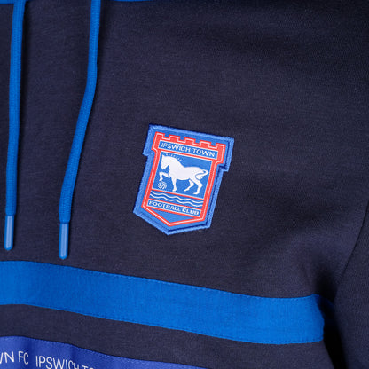 Ipswich Town Navy Cut & Sew Hoody