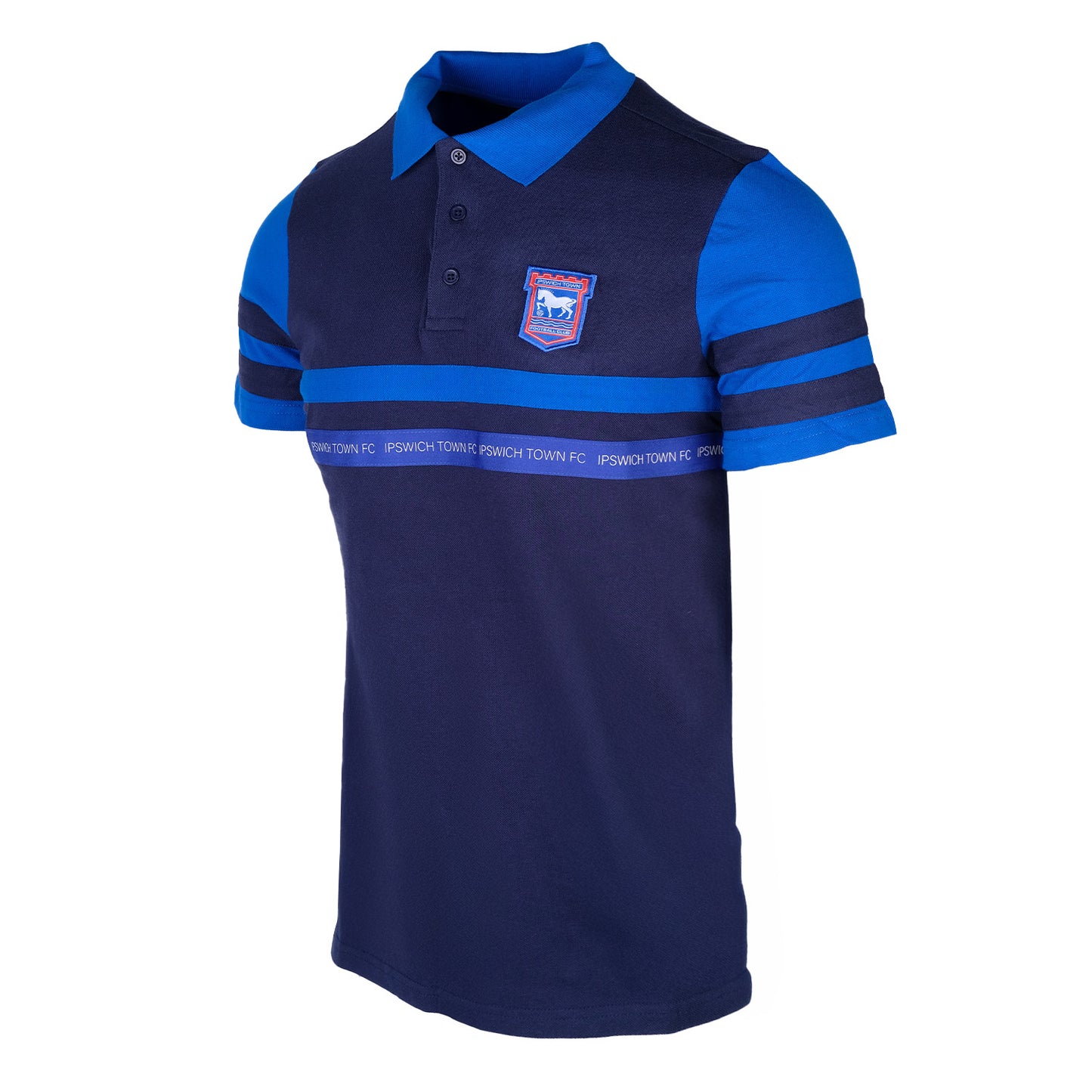 Ipswich Town Navy Cut & Sew Polo