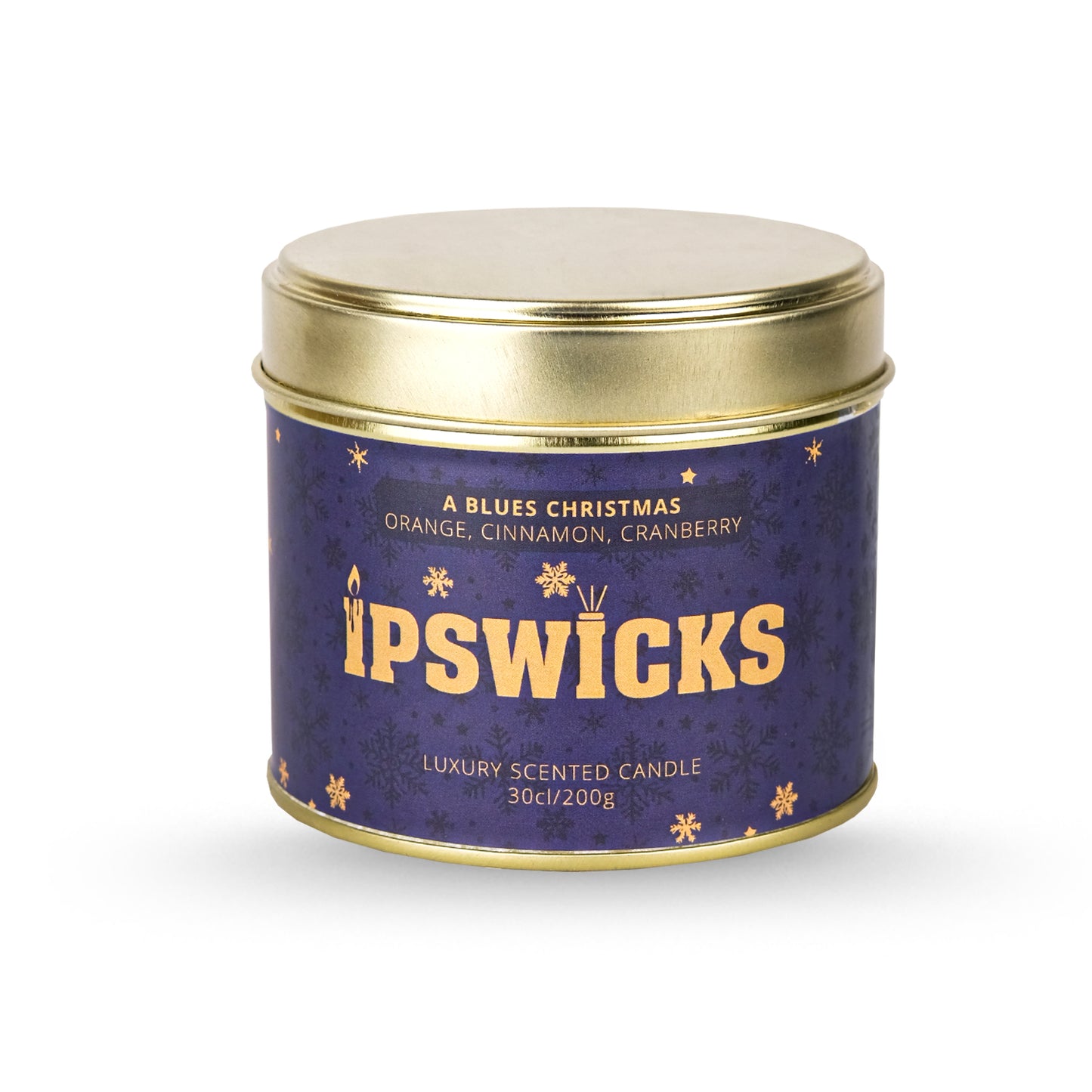 Ipswicks Christmas Candle - A Blues Christmas