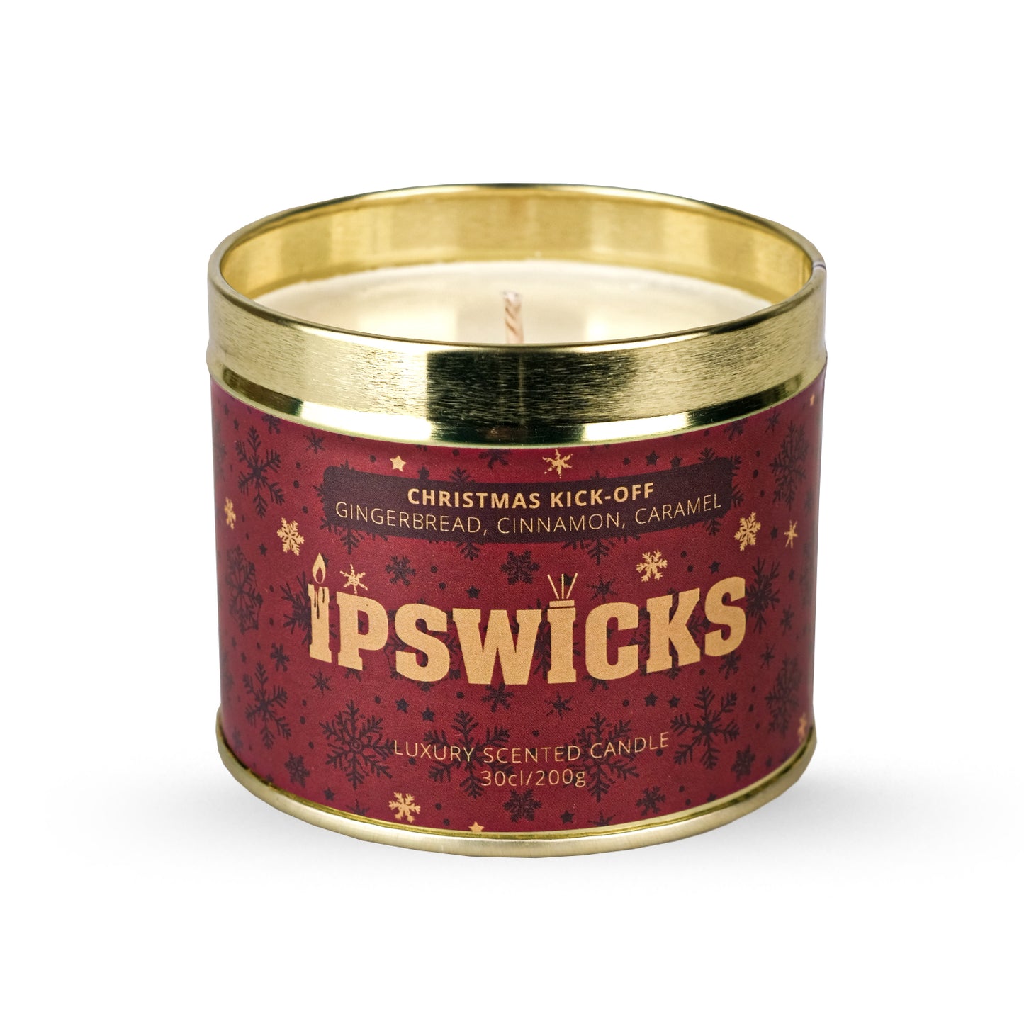 Ipswicks Christmas Candle - Christmas Kick-Off