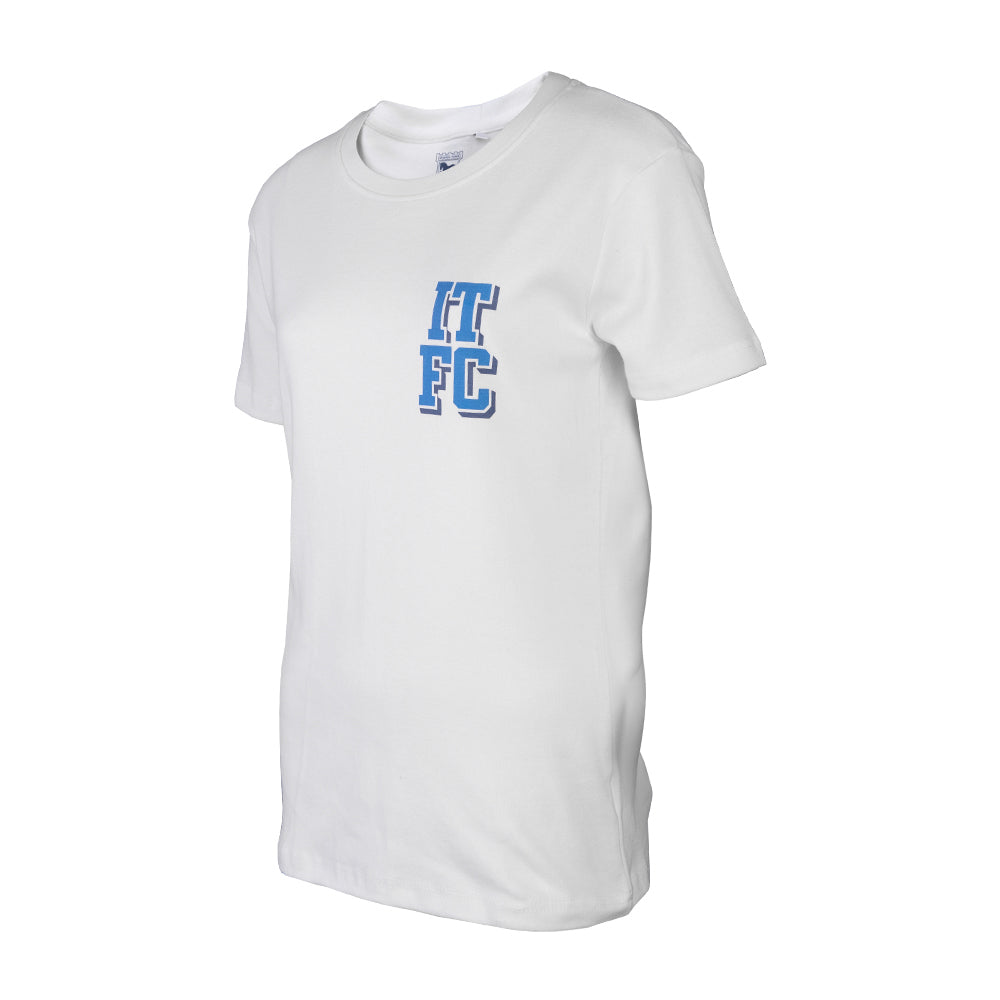 Ladies White ITFC Print Tee