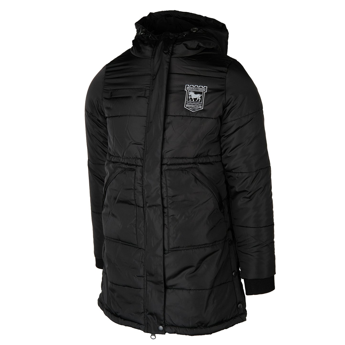 Ladies Side Popper Jacket Black