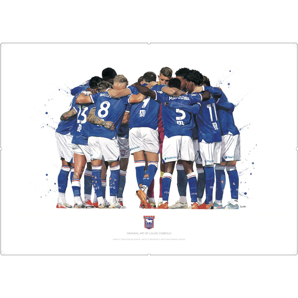 Limited Edition Town Huddle Print A2