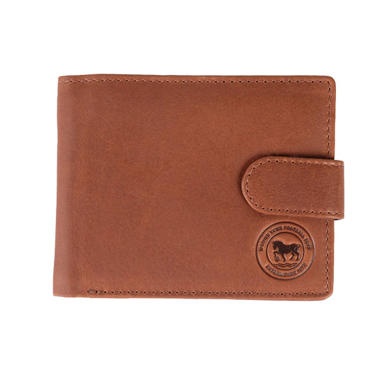 Brown Leather Logo Notecase Wallet