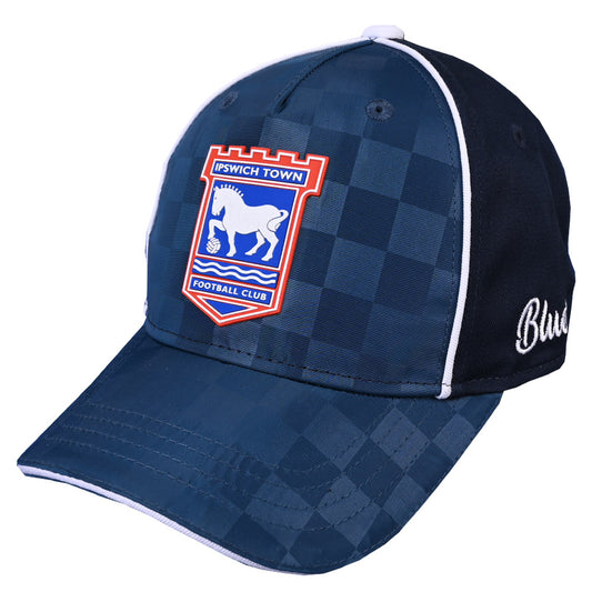 Navy Check Cap Junior
