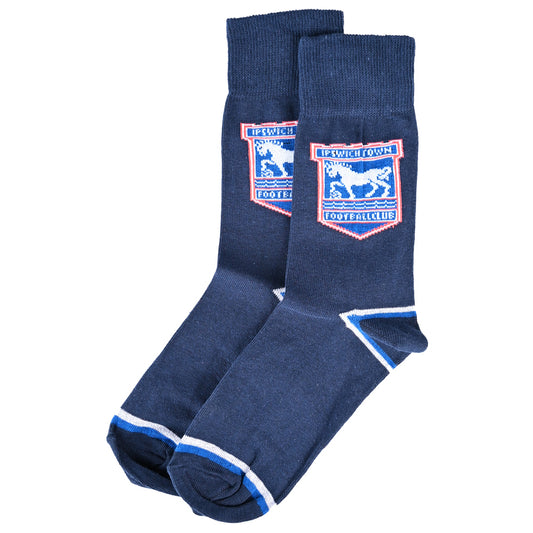 Adult Navy Club Socks