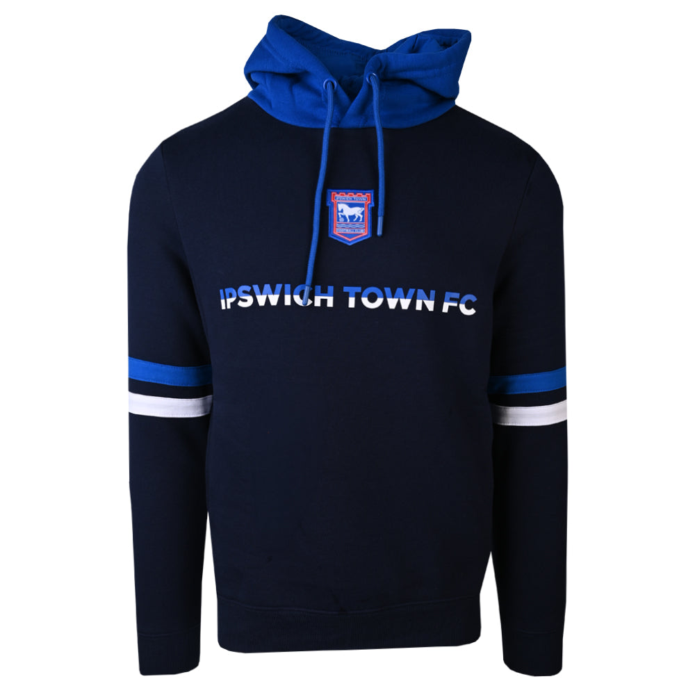 Navy Core Sleeve Panel Hoody