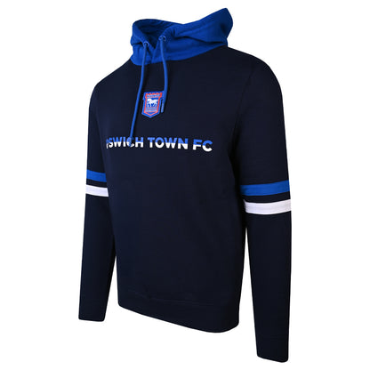 Navy Core Sleeve Panel Hoody