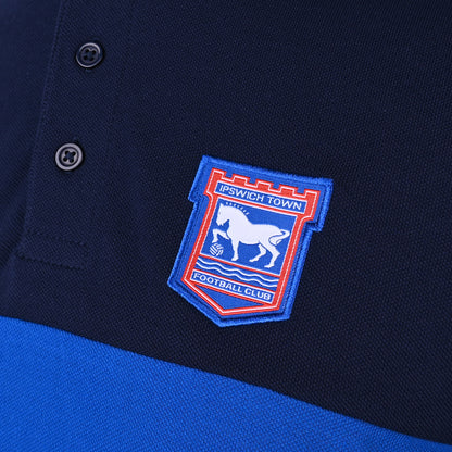 Navy Core Sleeve Panel Polo