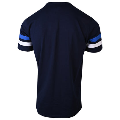 Navy Core Sleeve Panel Tee