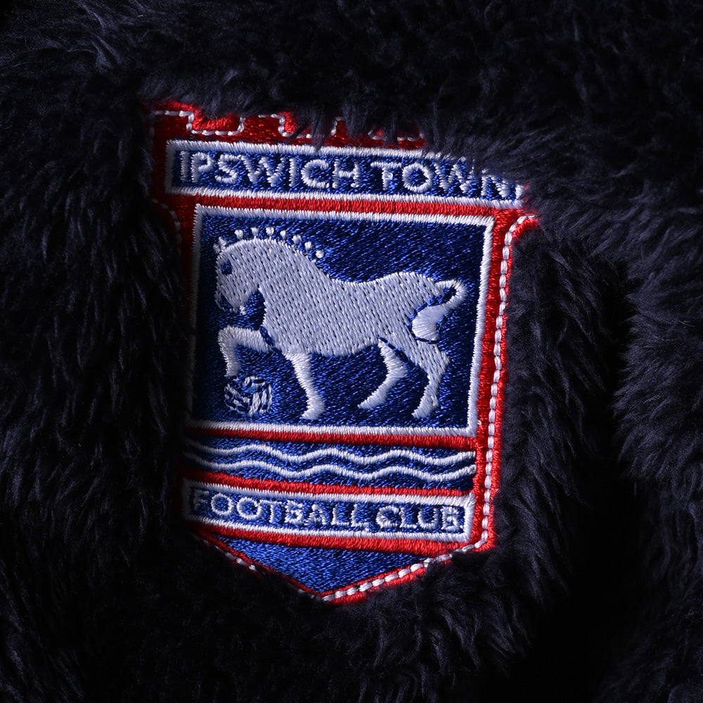 Navy Fuzzy Robe Junior