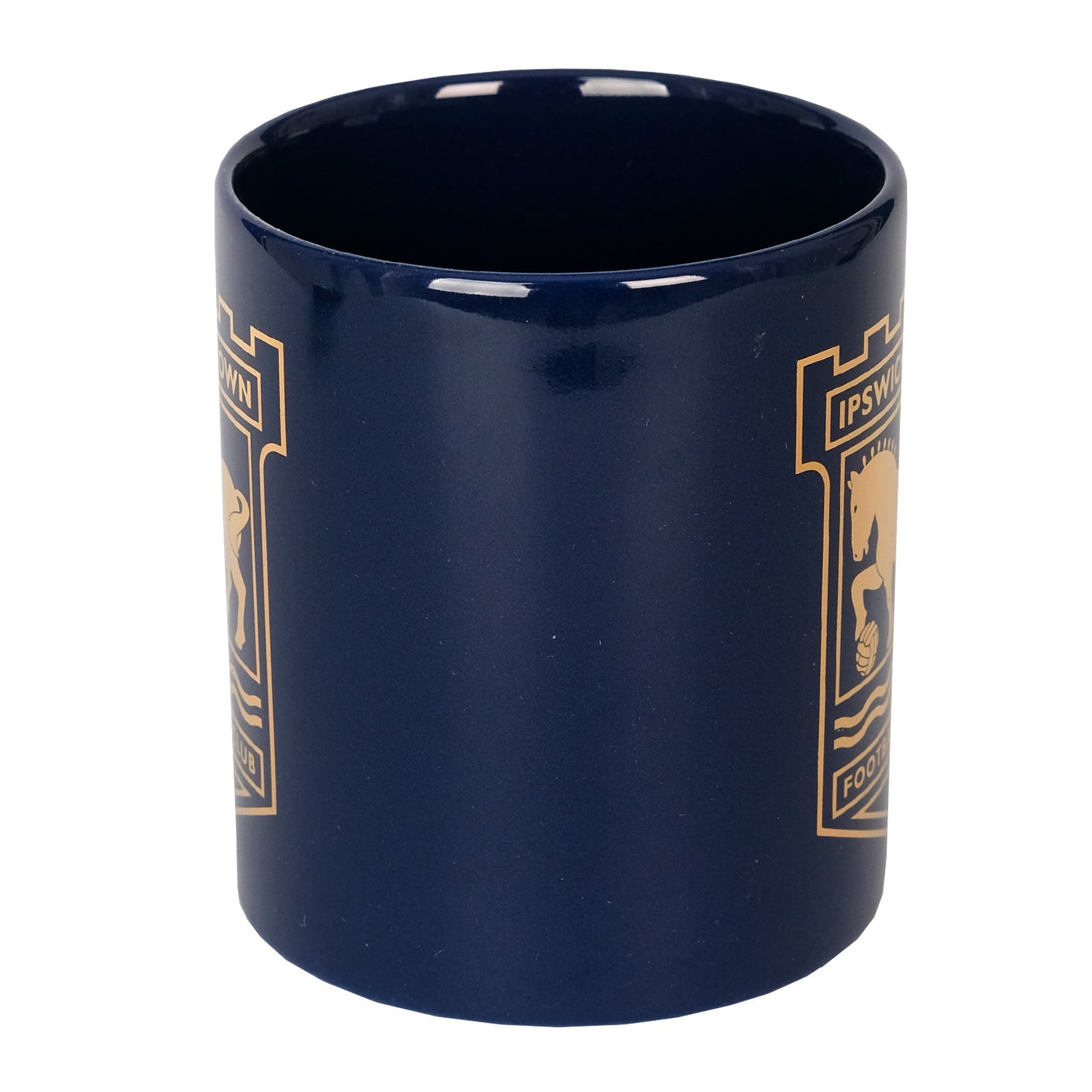 Navy Gold Leaf Mug