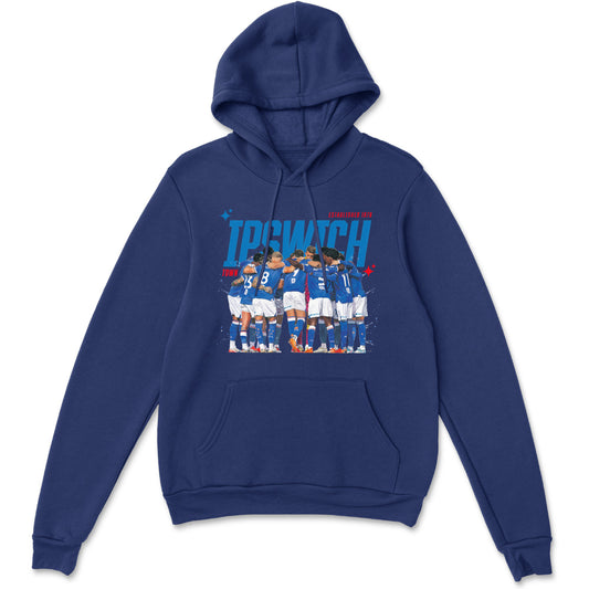 Town Huddle Navy Hoody Adult