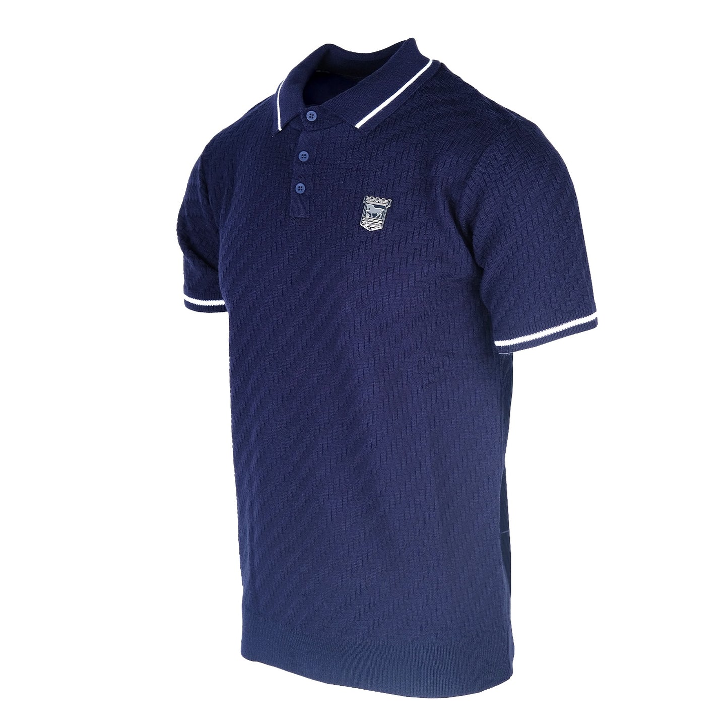 Navy Knitted Polo