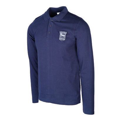 Navy Long Sleeve Polo