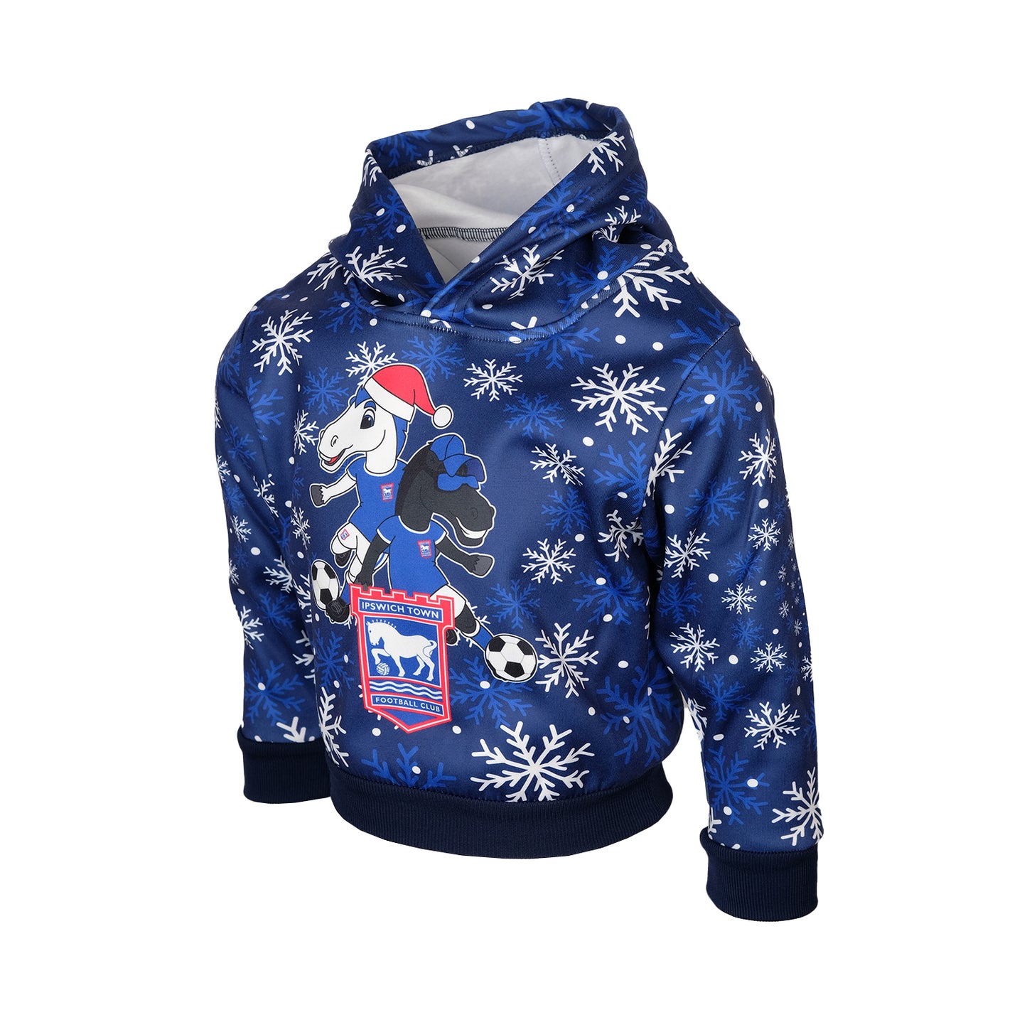 Navy Mascot Christmas Hoody Junior